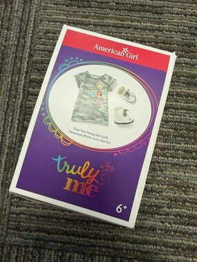 American Girl Truly Me Camo Dress with White Star Sneakers